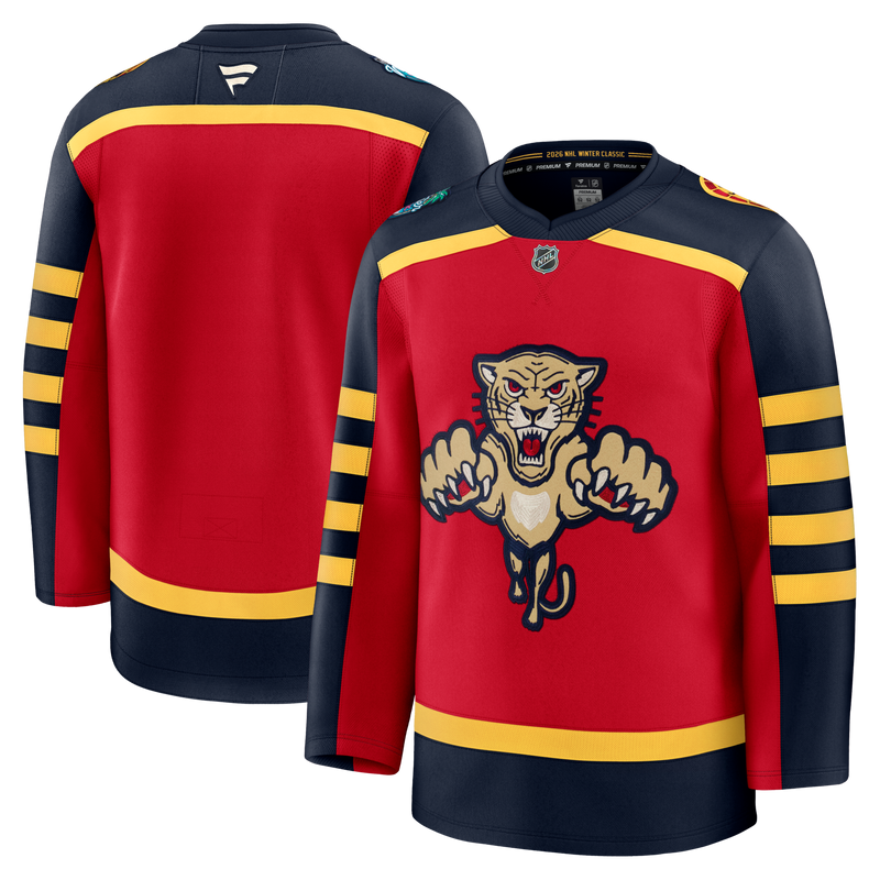 Florida Panthers Hockey Jersey, Red Premium Classic Sportswear Jersey Shirt, Long Sleeve Hockey Sweater Jersey, Casual Gift for Men