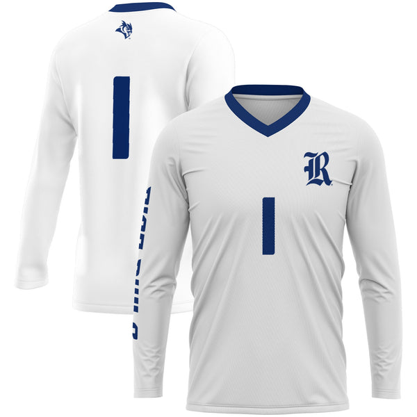 #1 Rice Owls Lightweight Volleyball Jersey - White