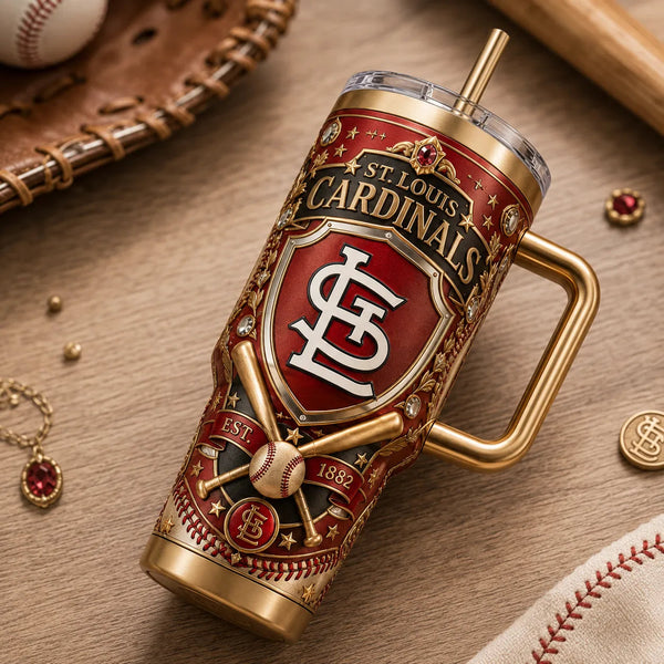 STL Crest in Gold and Crimson - Heritage Tumbler - main