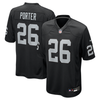 Darien Porter Las Vegas Raiders Football Jersey, Black Game Sportswear Jersey Shirt, Lightweight Breathable Athletic Jersey, Casual Gift for Men