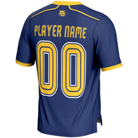 Marquette Golden Eagles Lacrosse Jersey, Navy Lightweight Sportswear Jersey Shirt, Lightweight Breathable Athletic Jersey, Casual Gift for Men