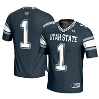 Utah State Aggies Football Jersey, Navy Sportswear Jersey Shirt, Lightweight Breathable Athletic Jersey, Casual Gift for Men, Style 200594318