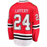 Sam Lafferty Chicago Blackhawks Hockey Jersey, Sportswear Jersey Shirt, Long Sleeve Hockey Sweater Jersey, Casual Gift for Men, Style 203295003