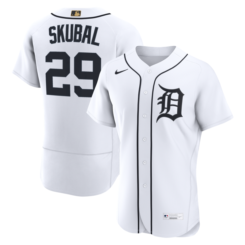 Tarik Skubal Detroit Tigers Baseball Jersey, White Sportswear Jersey Shirt, Lightweight Breathable Athletic Jersey, Casual Gift for Men