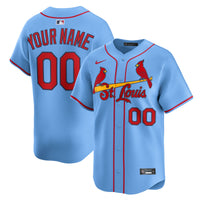 St. Louis Cardinals Baseball Jersey, Blue Limited Alternate Sportswear Jersey Shirt, Lightweight Breathable Athletic Jersey, Casual Gift for Men