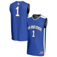 San Jose State Spartans Basketball Jersey, Royal Fashion Sportswear Jersey Shirt, Sleeveless Athletic Tank Jersey, Casual Gift for Men