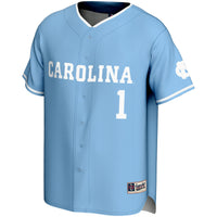 North Carolina Tar Heels Baseball Jersey, Sportswear Jersey Shirt, Lightweight Breathable Athletic Jersey, Casual Gift for Men, Style 201214752