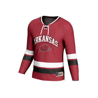 Arkansas Razorbacks Hockey Jersey, Cardinal Sportswear Jersey Shirt, Long Sleeve Hockey Sweater Jersey, Casual Gift for Men