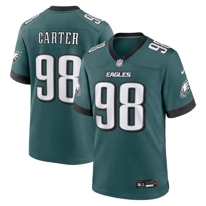 Jalen Carter Philadelphia Eagles Football Jersey, Sportswear Jersey Shirt, Lightweight Athletic Jersey, Casual Gift for Men, Style 204123449