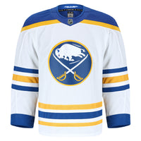 Buffalo Sabres Hockey Jersey, White Authentic Away Sportswear Jersey Shirt, Long Sleeve Hockey Sweater Jersey, Casual Gift for Men