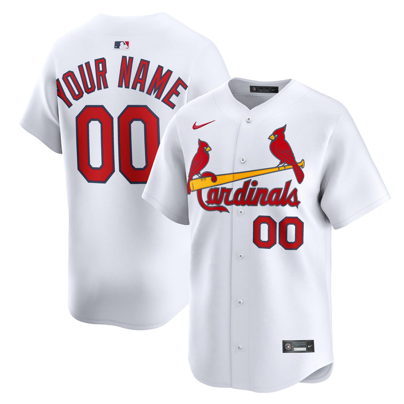 St. Louis Cardinals Baseball Jersey, White Limited Home Sportswear Jersey Shirt, Lightweight Breathable Athletic Jersey, Casual Gift for Men