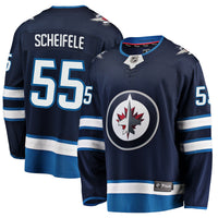 Mark Scheifele Winnipeg Jets Hockey Jersey, Navy Replica Sportswear Jersey Shirt, Long Sleeve Hockey Sweater Jersey, Casual Gift for Men