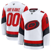 Carolina Hurricanes Hockey Jersey, White Premium Away Sportswear Jersey Shirt, Long Sleeve Hockey Sweater Jersey, Casual Gift for Men
