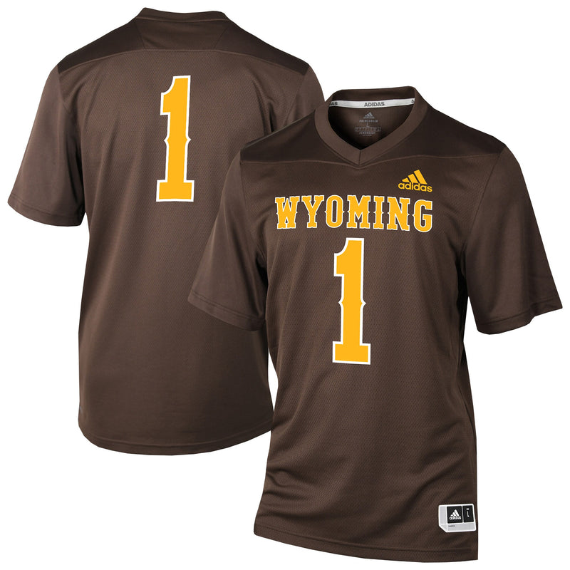 Brown Wyoming Cowboys Football Jersey, Replica Sportswear Jersey Shirt, Lightweight Breathable Athletic Jersey, Casual Gift for Men