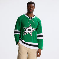 Dallas Stars Hockey Jersey, Green Premium Home Sportswear Jersey Shirt, Long Sleeve Hockey Sweater Jersey, Casual Gift for Men