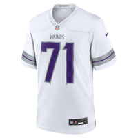Christian Darrisaw Minnesota Vikings Football Jersey, White Sportswear Jersey Shirt, Lightweight Breathable Athletic Jersey, Casual Gift for Men