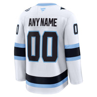 Utah Mammoth Hockey Jersey, White Premium Away Sportswear Jersey Shirt, Long Sleeve Hockey Sweater Jersey, Casual Gift for Men, Style 203133892