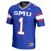 SMU Mustangs Endzone Football Jersey, Royal Sportswear Jersey Shirt, Lightweight Breathable Athletic Jersey, Casual Gift for Men