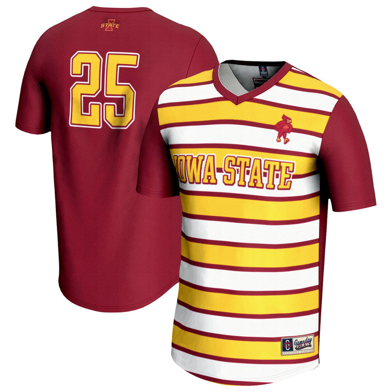 Iowa State Cyclones Lightweight Soccer Jersey, Cardinal Sportswear Jersey Shirt, Lightweight Breathable Athletic Jersey, Casual Gift for Men