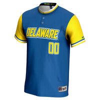 Delaware Fightin' Blue Hens Softball Jersey, Royal Sportswear Jersey Shirt, Lightweight Breathable Athletic Jersey, Casual Gift for Men