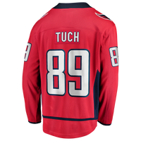 Alex Tuch Washington Capitals Hockey Jersey, Red Breakaway Home Sportswear Jersey Shirt, Long Sleeve Hockey Sweater Jersey, Casual Gift for Men
