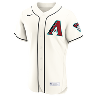 Arizona Diamondbacks Baseball Jersey, Cream Authentic Home Sportswear Jersey Shirt, Lightweight Breathable Athletic Jersey, Casual Gift for Men