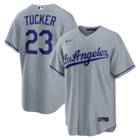 Kyle Tucker Los Angeles Dodgers Baseball Jersey, Gray Sportswear Jersey Shirt, Lightweight Breathable Athletic Jersey, Casual Gift for Men