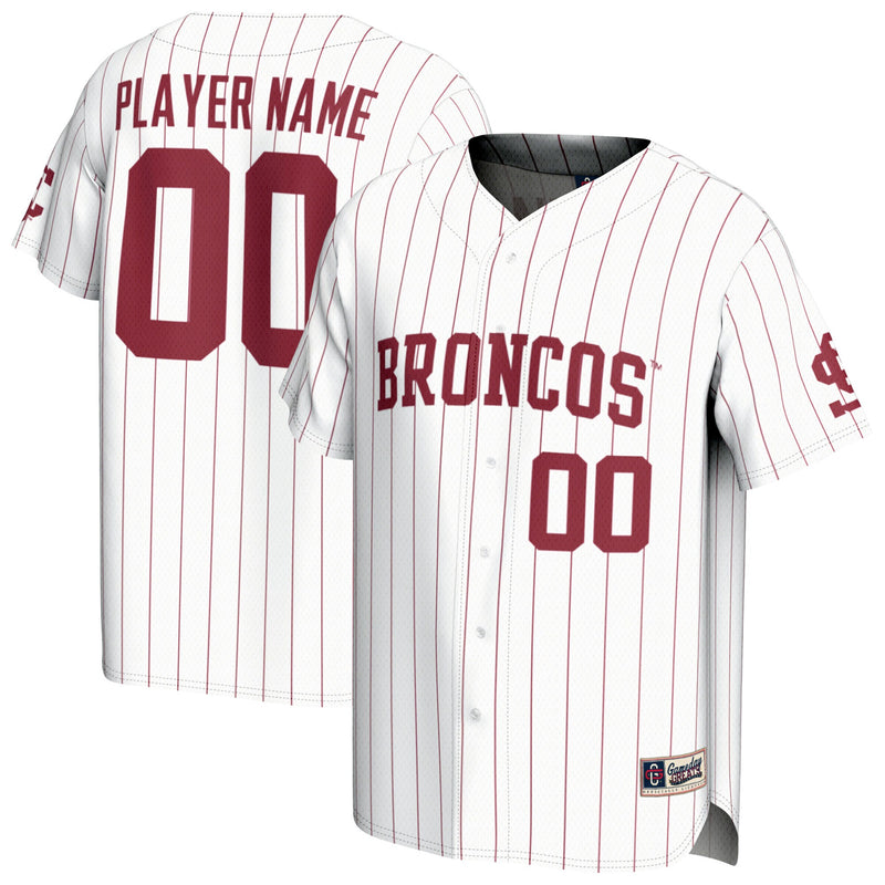 Santa Clara Broncos Baseball Jersey, White Sportswear Jersey Shirt, Lightweight Breathable Athletic Jersey, Casual Gift for Men, Style 204077144