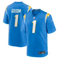 Number Groom Los Angeles Chargers Football Jersey, Powder Sportswear Jersey Shirt, Lightweight Breathable Athletic Jersey, Casual Gift for Men