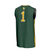 Baylor Bears Basketball Jersey, Green Fashion Lightweight Sportswear Jersey Shirt, Sleeveless Athletic Tank Jersey, Casual Gift for Men