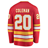 Blake Coleman Calgary Flames Hockey Jersey, Red Breakaway Home Sportswear Jersey Shirt, Long Sleeve Hockey Sweater Jersey, Casual Gift for Men