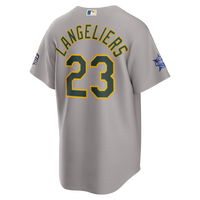 Shea Langeliers Athletics Baseball Jersey, Gray Replica Sportswear Jersey Shirt, Lightweight Breathable Athletic Jersey, Casual Gift for Men