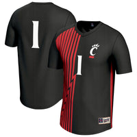 Cincinnati Bearcats Soccer Jersey, Black Fashion Sportswear Jersey Shirt, Lightweight Breathable Athletic Jersey, Casual Gift for Men