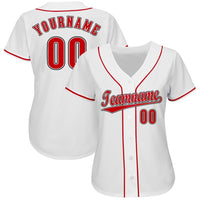 Custom Baseball Jersey, White Sportswear Jersey Shirt, Athletic Button Down Moisture Wicking Jersey, Casual Gift for Men, Style CincinnatiG0057