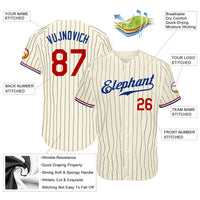 Custom Baseball Jersey, Cream Black Sportswear Jersey Shirt, Athletic Button Down Moisture Wicking Jersey, Casual Gift for Men, Style Cream0104