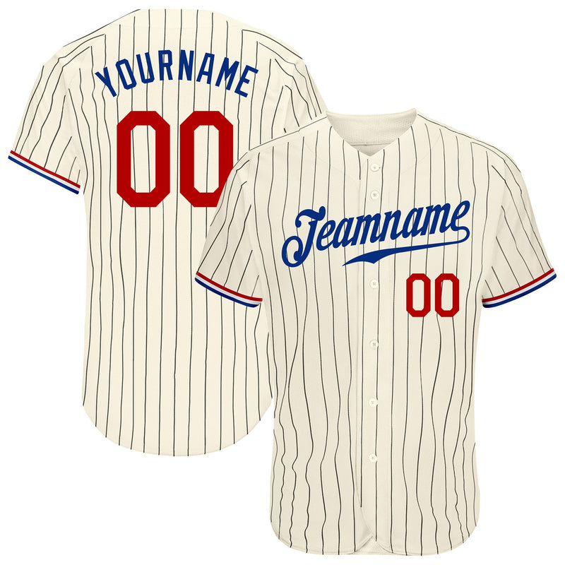 Custom Baseball Jersey, Cream Black Sportswear Jersey Shirt, Athletic Button Down Moisture Wicking Jersey, Casual Gift for Men, Style Cream0104