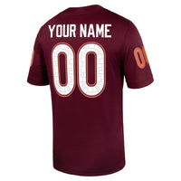 Virginia Tech Hokies Football Jersey, Sportswear Jersey Shirt, Lightweight Breathable Athletic Jersey, Casual Gift for Men, Style 202143837