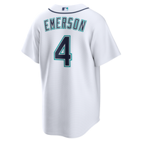 Colt Emerson Seattle Mariners Baseball Jersey, White Sportswear Jersey Shirt, Lightweight Breathable Athletic Jersey, Casual Gift for Men
