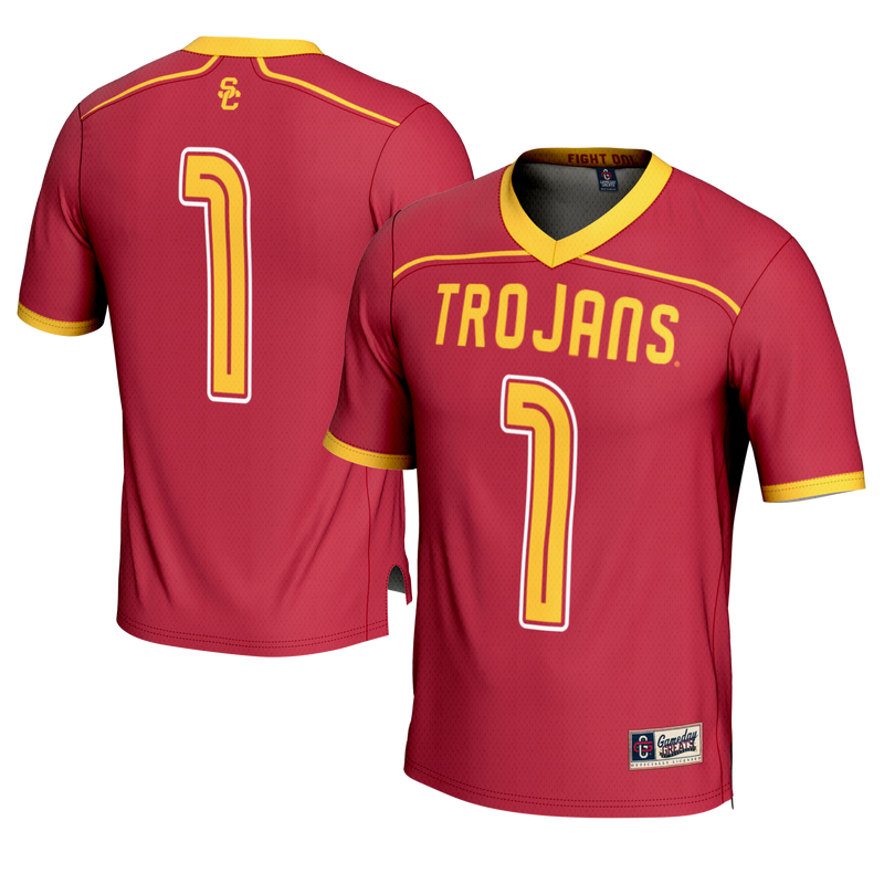 USC Trojans Lacrosse Jersey, Cardinal Fashion Lightweight Sportswear Jersey Shirt, Lightweight Breathable Athletic Jersey, Casual Gift for Men