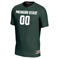 Michigan State Spartans Soccer Jersey, Green Sportswear Jersey Shirt, Lightweight Breathable Athletic Jersey, Casual Gift for Men