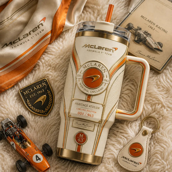 MCL Heritage Crest - Cream and Gold Tumbler Design - main
