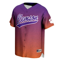 Clemson Tigers Lightweight Baseball Jersey, Sportswear Jersey Shirt, Lightweight Athletic Jersey, Casual Gift for Men, Style 202918012