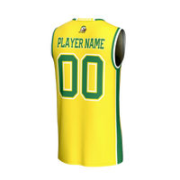 Oregon Ducks Basketball Jersey, Yellow Fashion Lightweight Sportswear Jersey Shirt, Sleeveless Athletic Tank Jersey, Casual Gift for Men