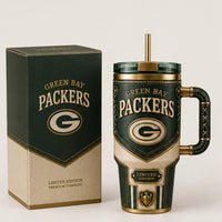 GB - Heritage Green and Gold Emblem Tumbler