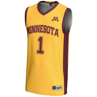 Minnesota Golden Gophers Basketball Jersey, Gold Lightweight Sportswear Jersey Shirt, Sleeveless Athletic Tank Jersey, Casual Gift for Men