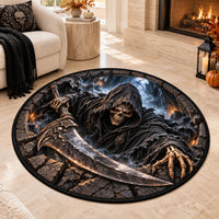Reaper's Arc - Scythe-Forward Circular Floor Statement