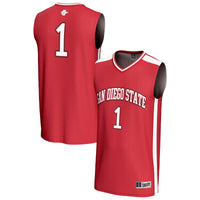 San Diego State Aztecs Basketball Jersey, Cardinal Fashion Sportswear Jersey Shirt, Sleeveless Athletic Tank Jersey, Casual Gift for Men