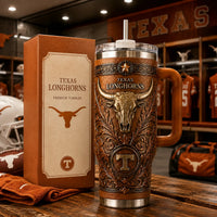 TEX Tooled Relief - Longhorn Emblem Heritage Tumbler