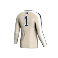 Georgetown Hoyas Volleyball Jersey, Gray Fashion Sportswear Jersey Shirt, Lightweight Breathable Athletic Jersey, Casual Gift for Men