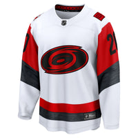 Sebastian Aho Carolina Hurricanes Hockey Jersey, White Breakaway Sportswear Jersey Shirt, Long Sleeve Hockey Sweater Jersey, Casual Gift for Men